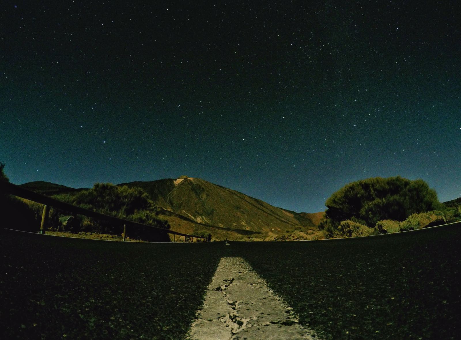 Pico del Teide v noci